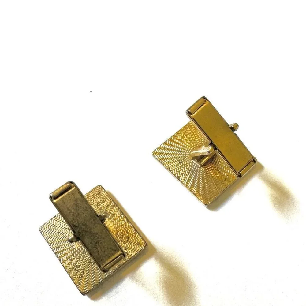 Gold tone vintage  cufflinks